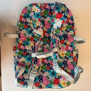 Floral Essential Expandable Backpack in Cotton - Vera Bradley